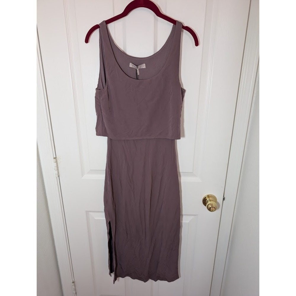 ST. STUDIO Womens Dusty Grape‎ Crepe Jersey Dress Size S